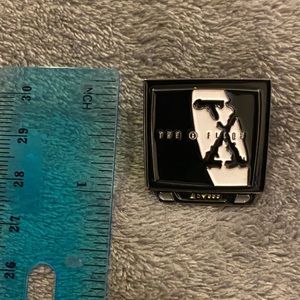 The X files ufo alien lapel pin